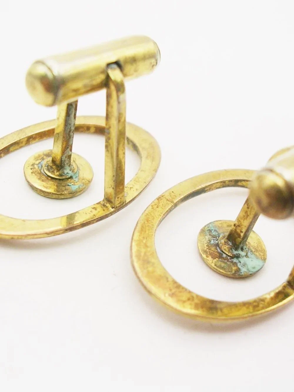 Vintage Playboy Cufflinks Set gold tone classic Men Formal Wear
